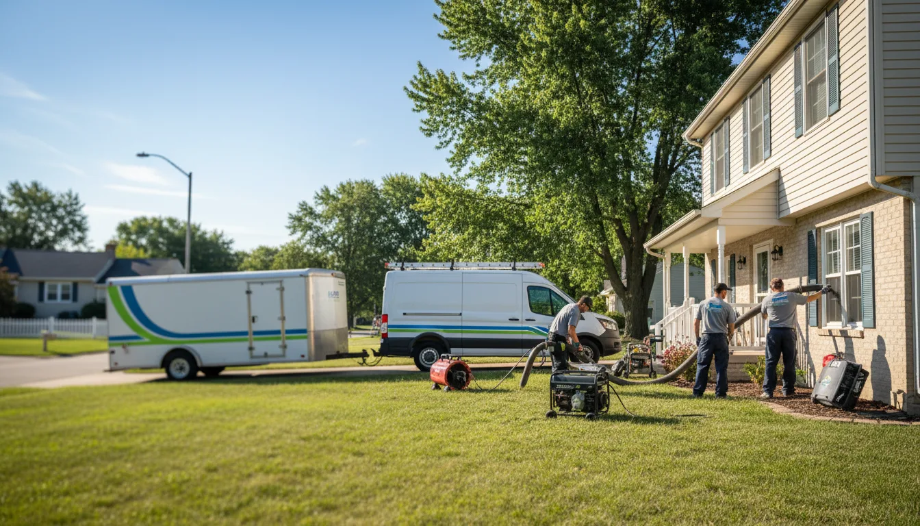 Flooded Basement Restoration And Cleanup With Repair in Poynette, WI near me